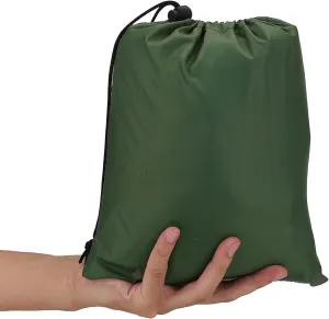 01 Tent Tarp, Camping Tarp Tent, Waterproof Rain Tarp Fly Tent Tarp Shelter Tent Rain Tarp for Camping(Green)