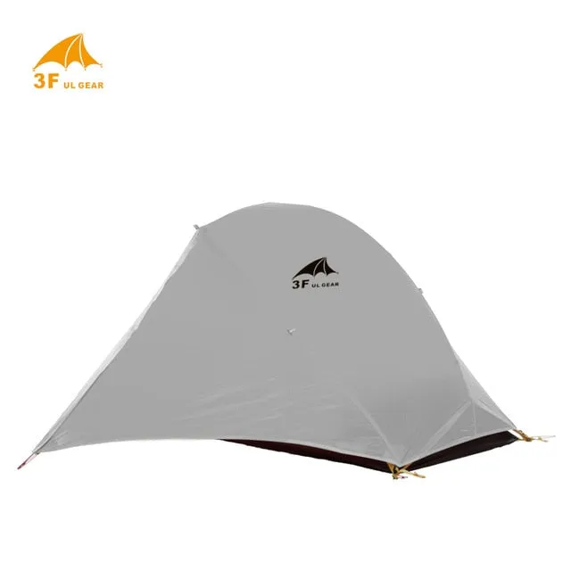 1 Person Tent Ultralight Oudoor 3F 3/4 Single 15D Professional Sturdy Dedicated assistance Season Camping UL GEAR