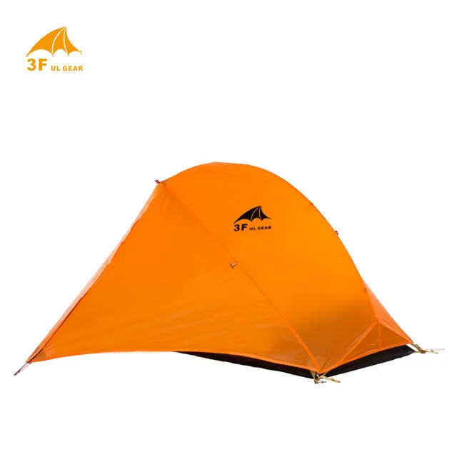 1 Person Tent Ultralight Oudoor 3F 3/4 Single 15D Professional Sturdy Dedicated assistance Season Camping UL GEAR
