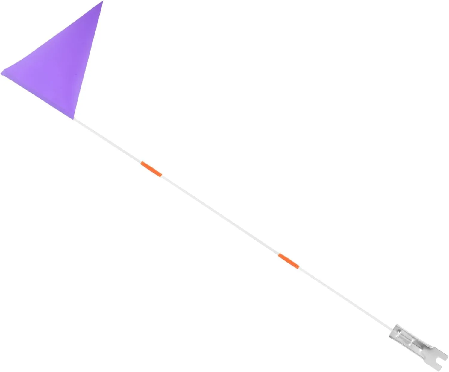 1 Set Bicycle Flagpole Bike Safety Flags Small Safety Flag Cycling Accessory Bicycle Flag Kit Safety Cycling Flag Bicycle Stem Bicycles Flag Warning Flags Glass Fiber Purple Milisten