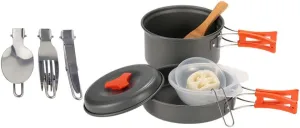 1 Set Outdoor Camping Pot Picnic Cookware Camping Pans Hiking Cooking Tool Camping Cookware Camping Accessories Camping Cooking Pot Camping Cooking Tool Portable Cook Combinations