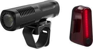 1000lm Bike Light Set, Headlight and Taillight Combination, Aluminium Alloy Body, IP64 Waterproof, High Lumen LED Front and Rear Lights and Also A Flashlight