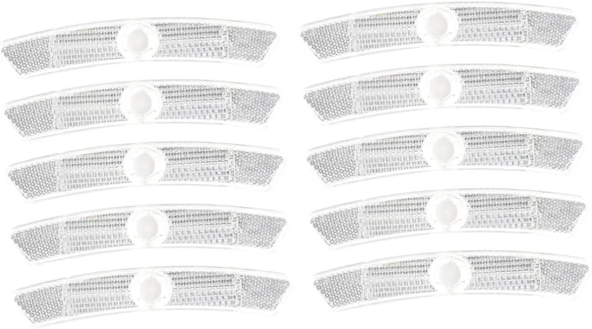 10pcs Bicycle Reflectors for Enhanced Night Safety Bike Accessories Improve Visibility for Road Mountain Bikes Fashionable Warning Reflector