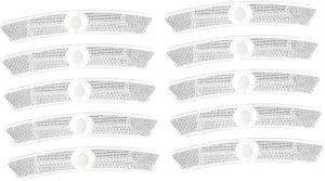 10pcs Bicycle Reflectors for Enhanced Night Safety Bike Accessories Improve Visibility for Road Mountain Bikes Fashionable Warning Reflector
