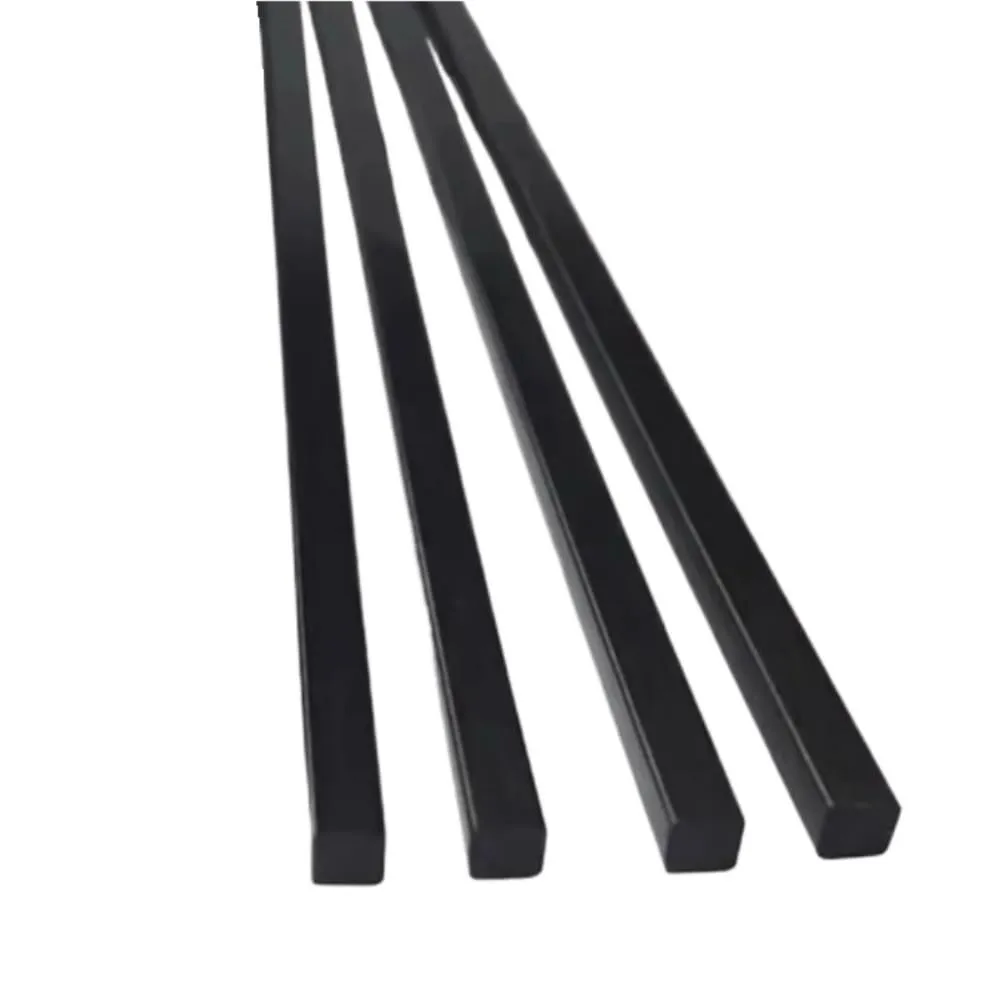 10pcs Pultruded Square Solid Carbon Fiber Rod, 0.5m Length Carbon Fiber Kite Pole, 1.4mm to 20mm Dia Carbon Fiber Rod(20mm)