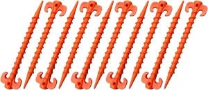 10Pcs Tent Pegs Heavy Duty Tent Nails for Fixing Camping Tent Rain Tarps Garden Awning Pegs for Outdoor