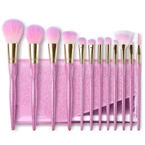 12pc Makeup Brush Set Complete Powder Brush Eye Shadow Brush Tool