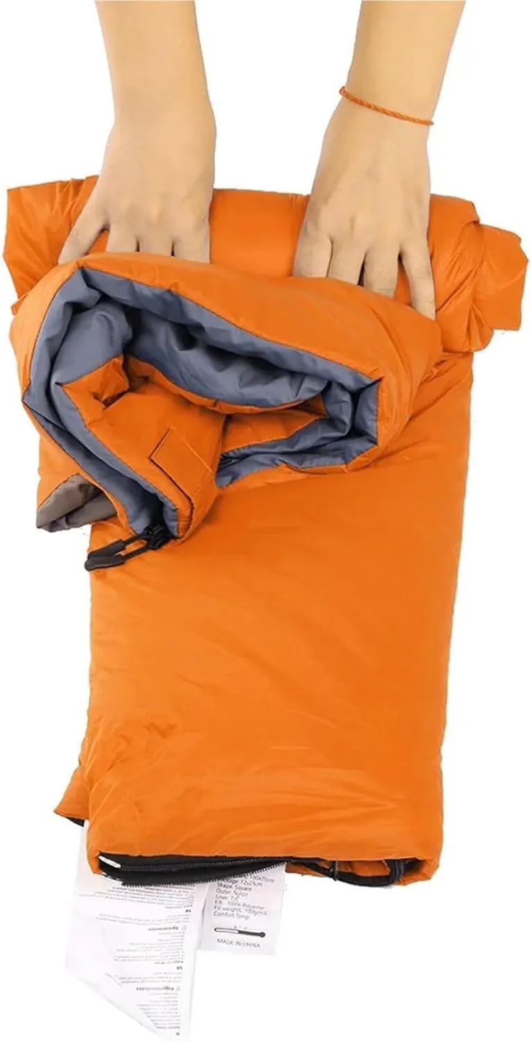 190 * 75cm Envelope Sleeping Bag Adult Camping Outdoor Mini Walking Beach Travel Sleep Sack Ultralight Travel Bag Spring Autumn
