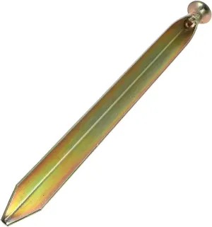 1pc Iron Tent Peg Golden Galvanized Ground Nail for Outdoor Camping Easy to Install Secure Tent Stakes for Wind Tarps and Outdoor Activities