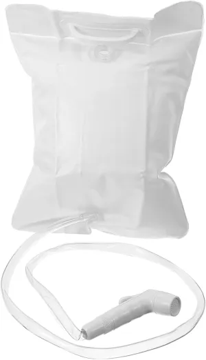 1set Portable Outdoor Camping Shower Bag Shower Pouch for Hiking Beach and Travel