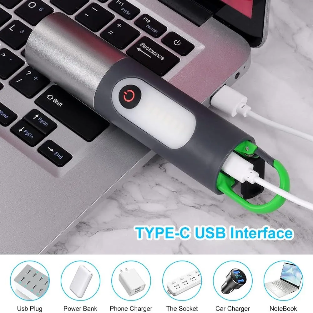 2 in 1 Rechargeable LED Camping & Flashlight