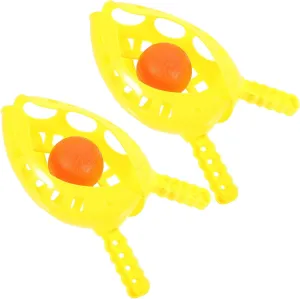 2 Sets Interactive Toss Game for Catching Balls Outdoor Sports for Backyard Park Beach Pool Play Enhances Coordination and Balance Random Color