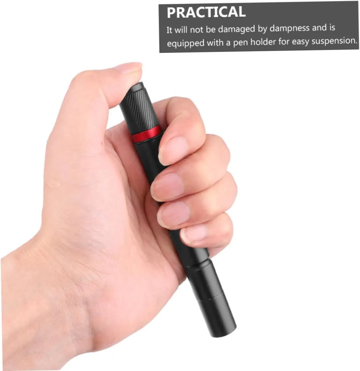2pcs Mini Pen Light Flashlight Outdoor Design Compact Size High Lumens Led Ideal for Camping Hiking and Emergency Use Battery Not Included