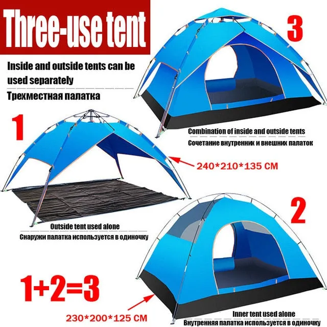 3-4 Automatic 5G-enabled Tent Quality High Smart Fully People