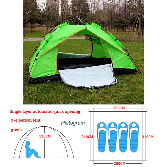 3-4 Automatic 5G-enabled Tent Quality High Smart Fully People