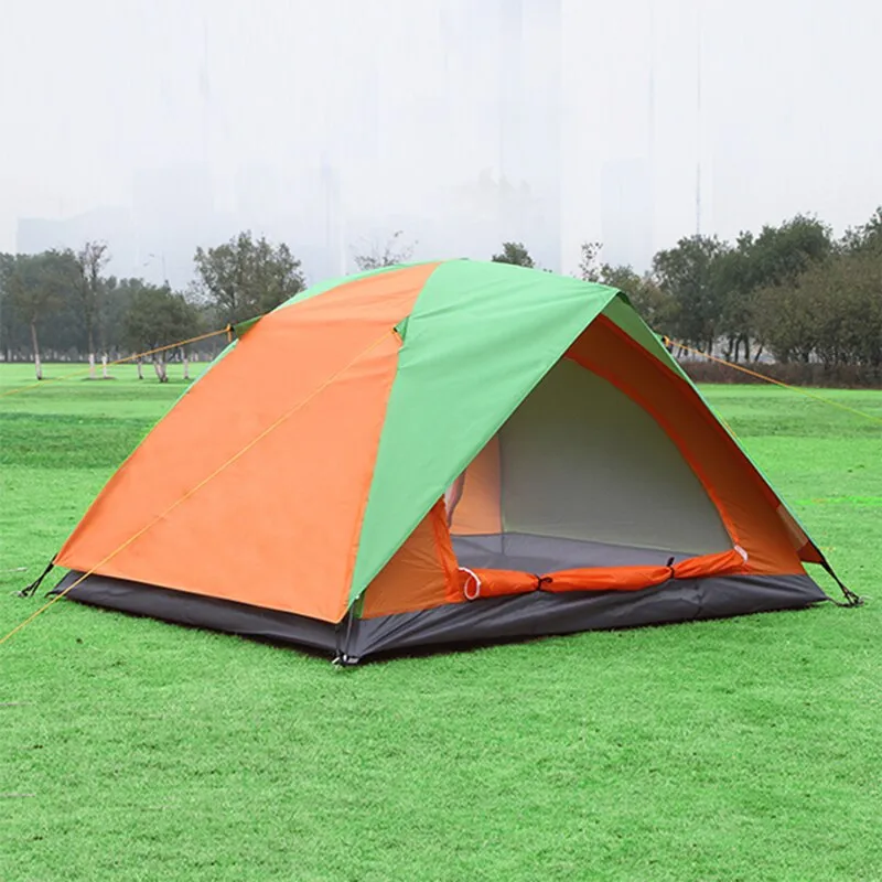 3-4 person outdoor hiking, waterproof, UV protection lightweight camping tent