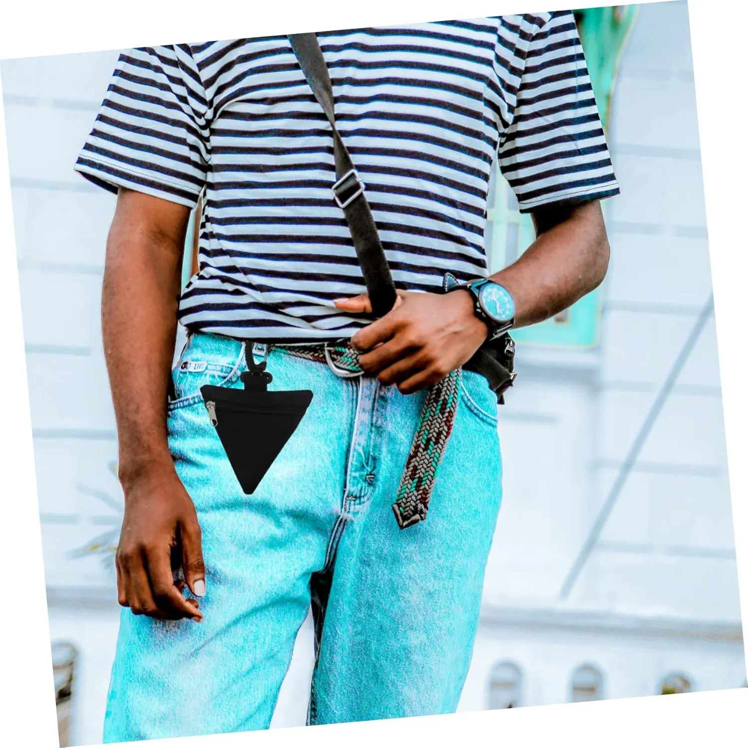 4 Pcs Fanny Pack Non-Woven Fabric Outdoor Bottle Bag