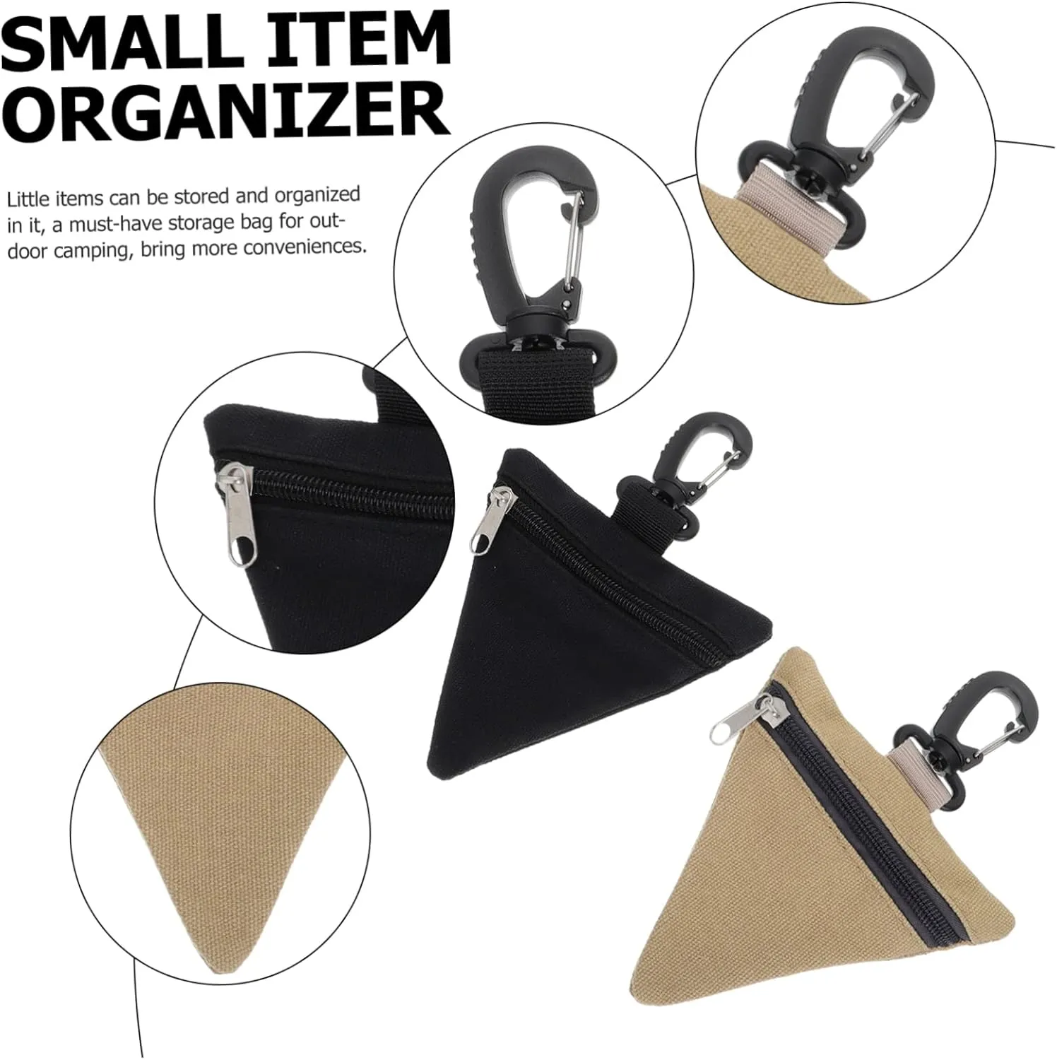 4 Pcs Fanny Pack Non-Woven Fabric Outdoor Bottle Bag