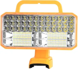 4200LM Light Compatible with Dewalt 20V Max Lithium-ion Battery, 40W Flashlight with USB Port, LED Work Light for Emergencies, Camping, Outdoor, Indoor(Battery not Included)