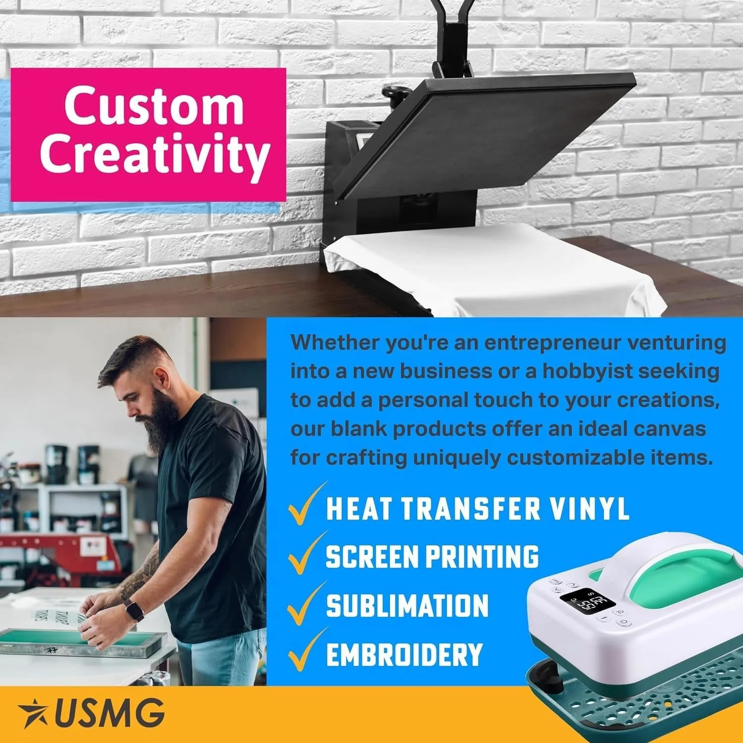 50 Pcs Bulk Blank Collapsible Can Coolers - Perfect For Sublimation Printing, HTV, Screen Printing or DIY Crafts (Yellow)