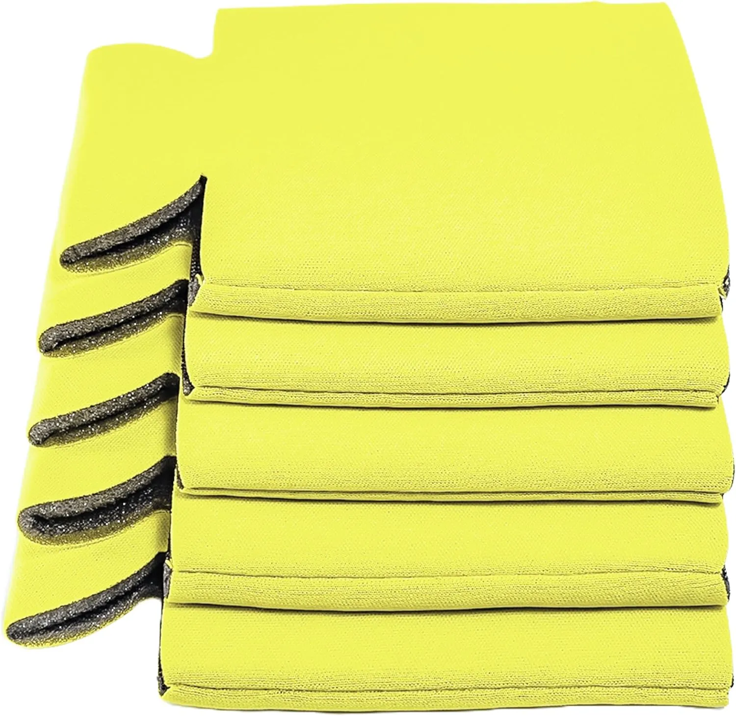 50 Pcs Bulk Blank Collapsible Can Coolers - Perfect For Sublimation Printing, HTV, Screen Printing or DIY Crafts (Yellow)
