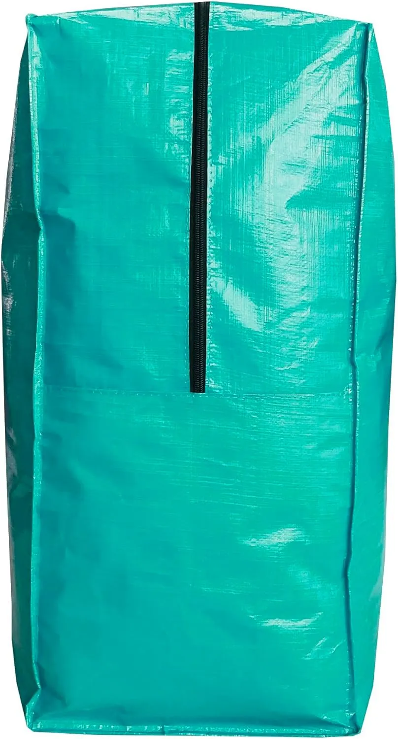 75 Gallon Extra Large Storage Bags, Jumbo Moving Storage Bags, Foldable Big Blue Duffle Bag for Travel, 50x23x15inch - 1PACK