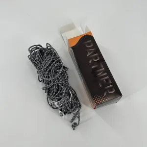 8 Pack 3mm Guy Lines, Ultralight Tent Lines with Aluminum Adjuster Fluorescent Reflective Guyline Camping Tent Rope