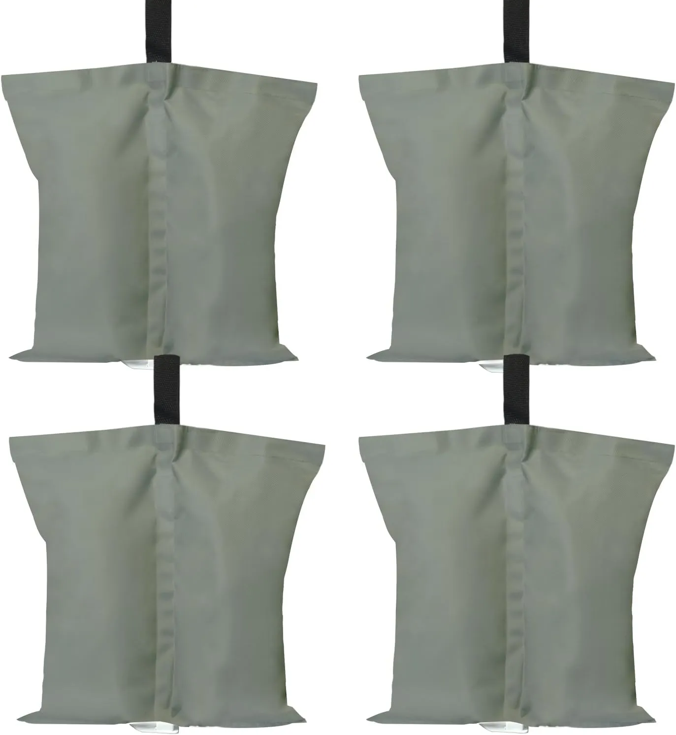ABCCANOPY Canopy Weights 150 LBS Tent Sand Bags,4pcs-Pack (Gray)