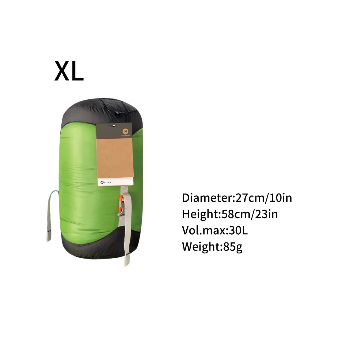 AEGISMAX 6L 10L 20L 30L Compression Sack for Sleeping Bag Waterproof Stuff Sack Ultralight Nylon