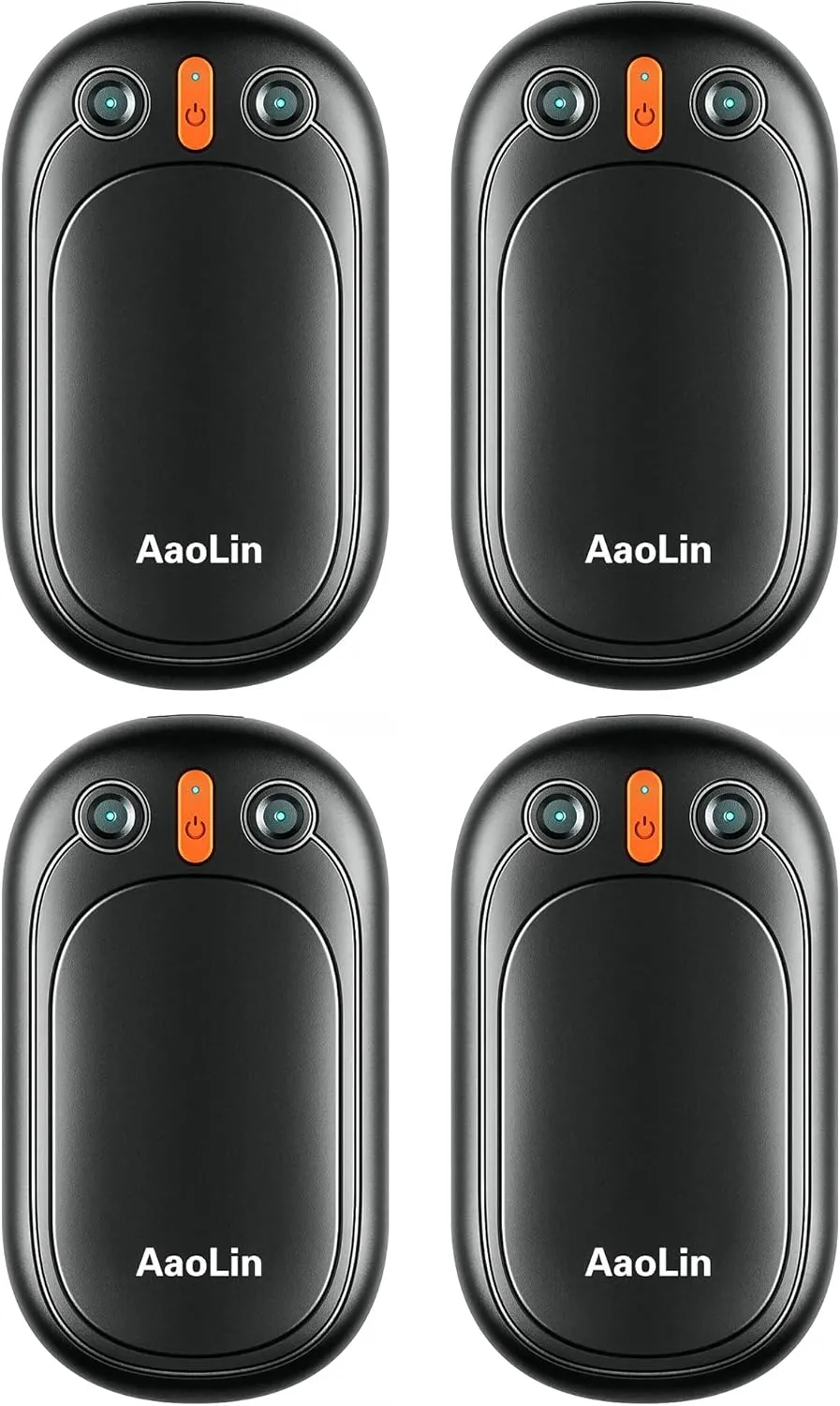 AI Hand Warmers Rechargeable, AaoLin 2 Pack Electric Hand Warmers Reusable, 12Hrs Long Heating, Portable Pocket Handwarmer Great Gift for Outdoors, Camping, Golf, Hunting Gear