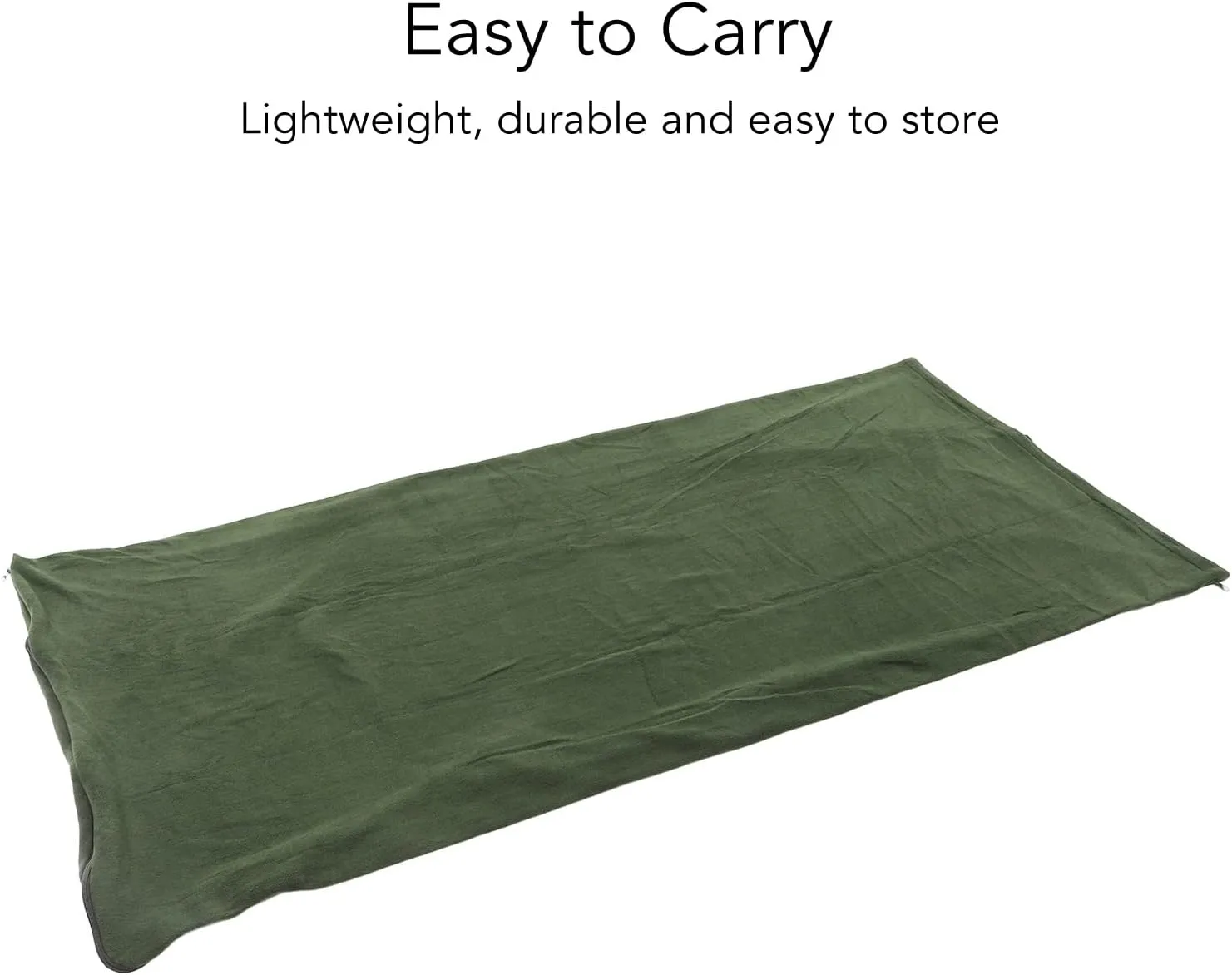 Alomejor Fleece Sleeping Bag Fleece Sleeping Bag LinerCamping Sleeping Bag, Breathable Camping Sleeping Bag Warm Multipurpose Fleece Sleeping Bagfor ClimbingFoam Pads