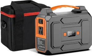 Apowking Portable Power Station Bank 100W with Carrying Case Bag Outdoor Camping Travel