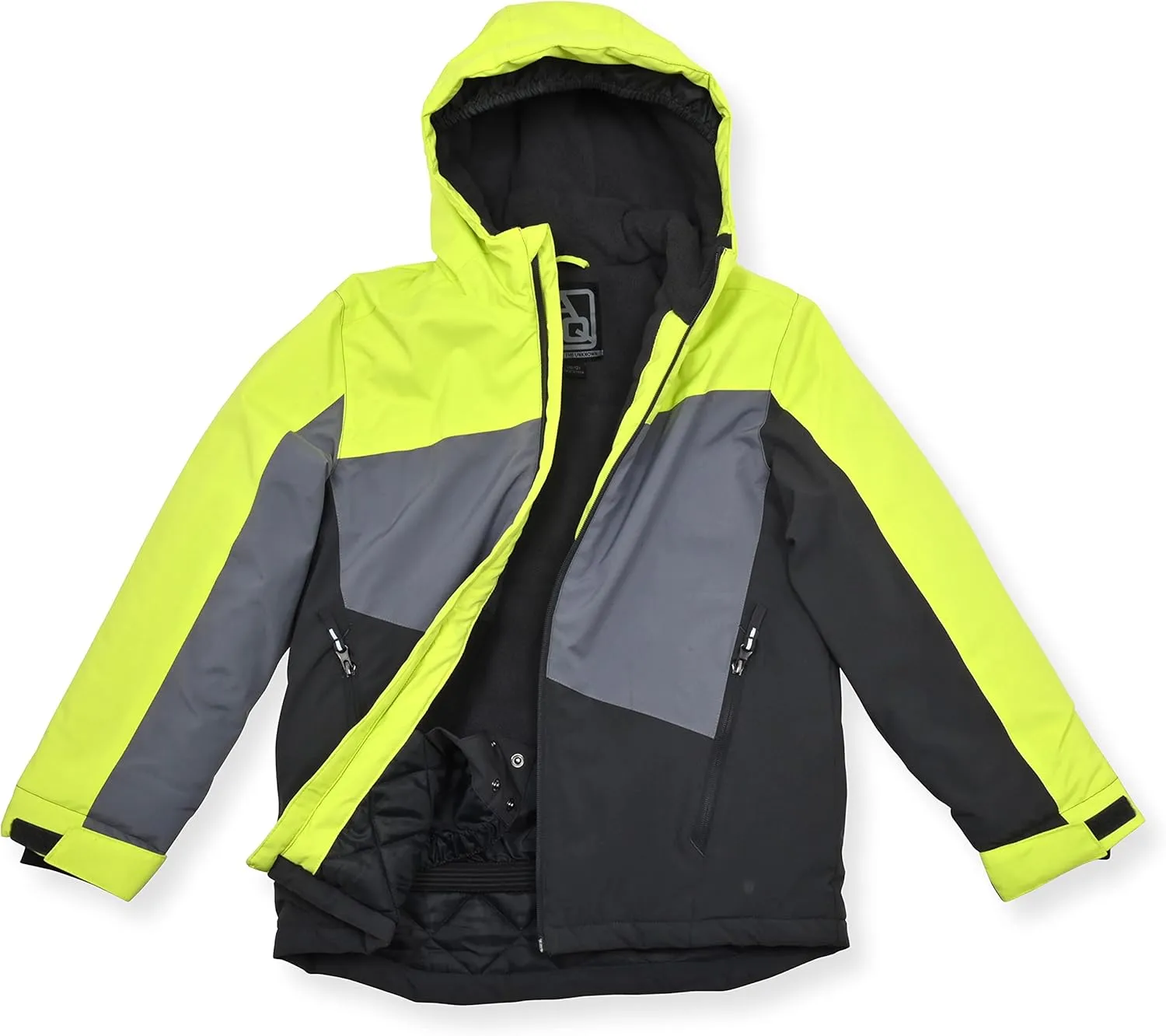 Arctic Quest Boys Windproof Water Resistant Insulated Hooded Warm Winter Snow And Ski Jacket Outdoor Coat