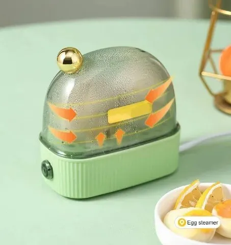 Automatic Power Off Rapid Egg Cooker - Quick Heating Mini Egg Cooker, Portable Household Egg Boiler For Dormitory, Home, Awning And Campsite