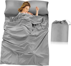 Balacoo Backpack Sleeping Bag Hotel Sleep Sack Breathable Easy to Use for Outdoor Activities Camping Hiking Backpacking
