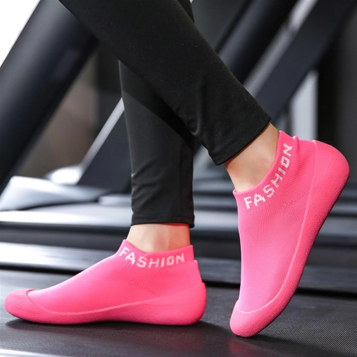 Barefoot Sock Shoes，Treadmill Shoes for Men and Women, Lightweight Eco-friendlier Water Shoes, Non-Slip Gym Training Socks Indoor Shock-Absorbing Silent Squat Jump Rope Yoga Shoes,Minimalist Footwear