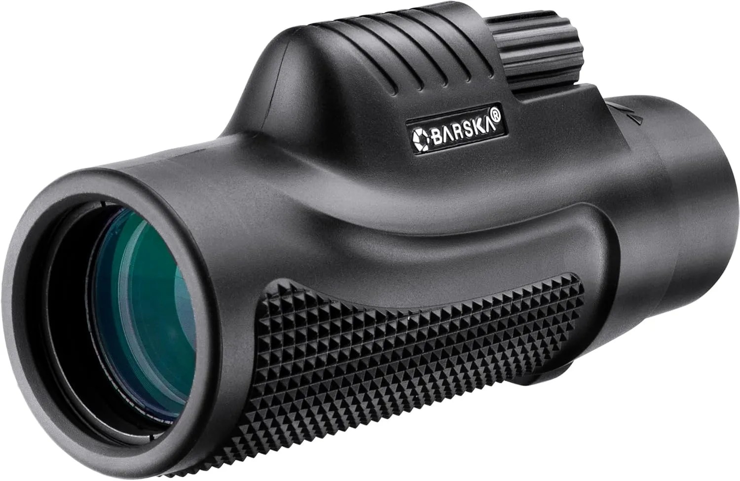 Barska Level 8x32 Monocular – Compact Waterproof Monocular for Hiking, Bird Watching, Camping – Rubber Armor, Multi-Coated, Pocket Size, Fogproof Optic for Outdoors