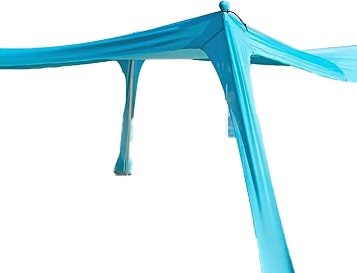 Beach Canopy, 4 Poles Beach Tent Sun Shelter Quick Setup with Carry Bag for Camping (210 * 200 * 150CM)