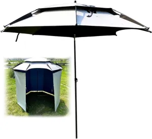 Beach Umbrella Portable Tent Shelter Outdoor Sunshade Umbrella With Carry Bag Sand Anchor, Easy Set Up Canopy, 360° Tilt