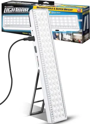 Bell Howell Portable Light Bar, Rechargeable Lights for Home, Emergency Lights for Home Power Failure, Rechargeable Light Bar, Lámparas Recargables para Apagones, 720-Lumens, As Seen on TV