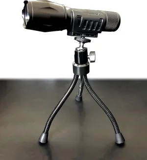 Bell Howell Tripod for Taclight Flashlight Handsfree LED Tactical Flashlight 360 Degree Rotating Head for Outdoor Emergency Camping Accessories As Seen On TV