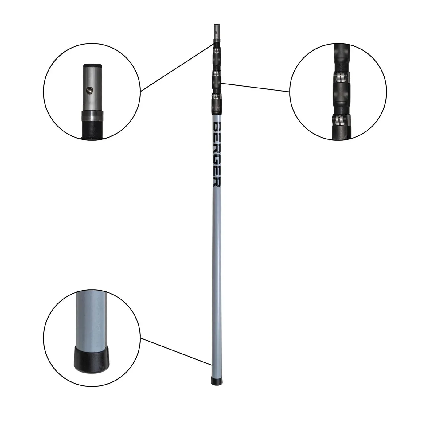 BERGER HYBRID (CARBON) TELESCOPIC POLE SAW KIT 6.13M
