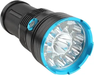 BESTSUN Super Brightest Tactical Flashlights High Lumens with 12pcs LED, Powerful Handheld Searchlight with 3 Modes, High Power LED Flashlight for Camping Hiking (Battery Not Included)