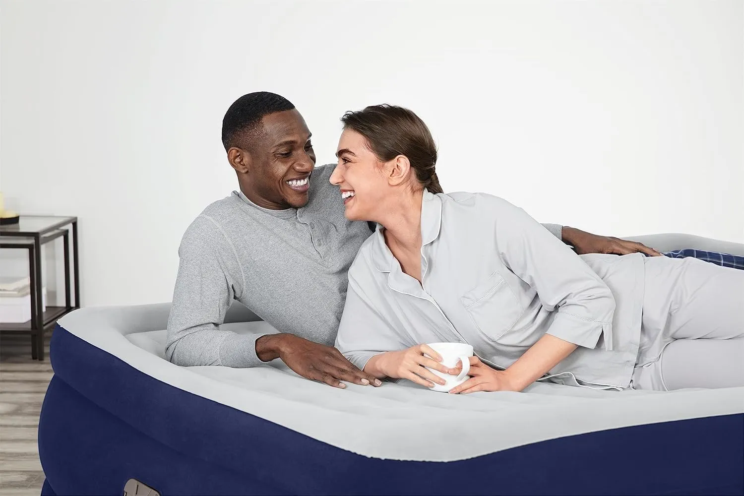 Bestway Tritech Air Mattress Queen 24" with Built-in AC Pump Navy