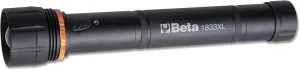 Beta 1833 XL Professional Rechargeable Flashlight, High Brightness Led Torch Long Distance Rugged Anodized Aluminum, up to 1500 Lumens, Size XL