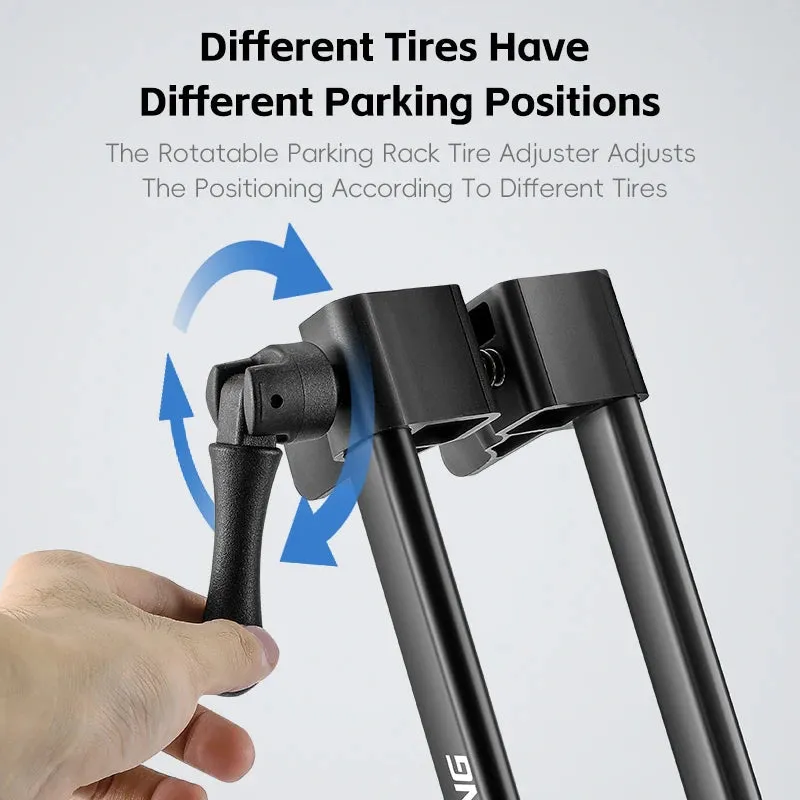 Bicycle Double Pole Foldable Parking Rack