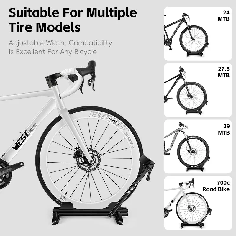 Bicycle Double Pole Foldable Parking Rack