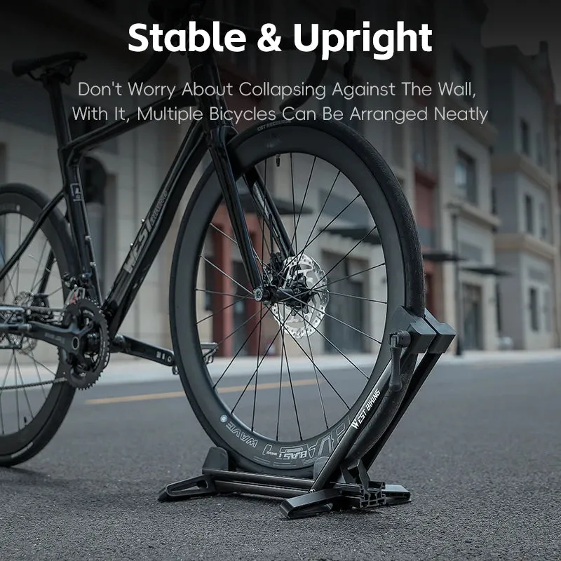 Bicycle Double Pole Foldable Parking Rack