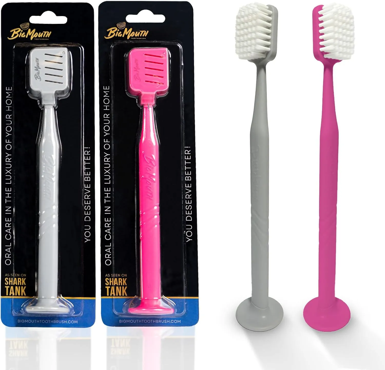 Big Mouth Manual Tooth Brush - Wide Head Soft Toothbrushes for Adults - Premium Quality Large Head Soft Bristle Toothbrush for Maximum Coverage, Designed for Ages 12 and Up, Efficient Brushing (2)
