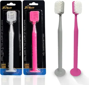 Big Mouth Manual Tooth Brush - Wide Head Soft Toothbrushes for Adults - Premium Quality Large Head Soft Bristle Toothbrush for Maximum Coverage, Designed for Ages 12 and Up, Efficient Brushing (2)